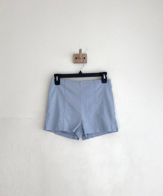 90s mini shorts light blue y2k