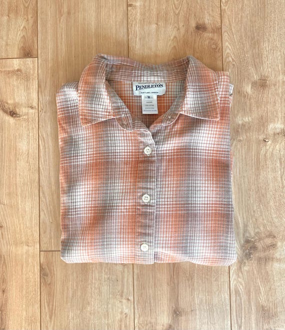 Vintage Pendleton plaid button down - image 7
