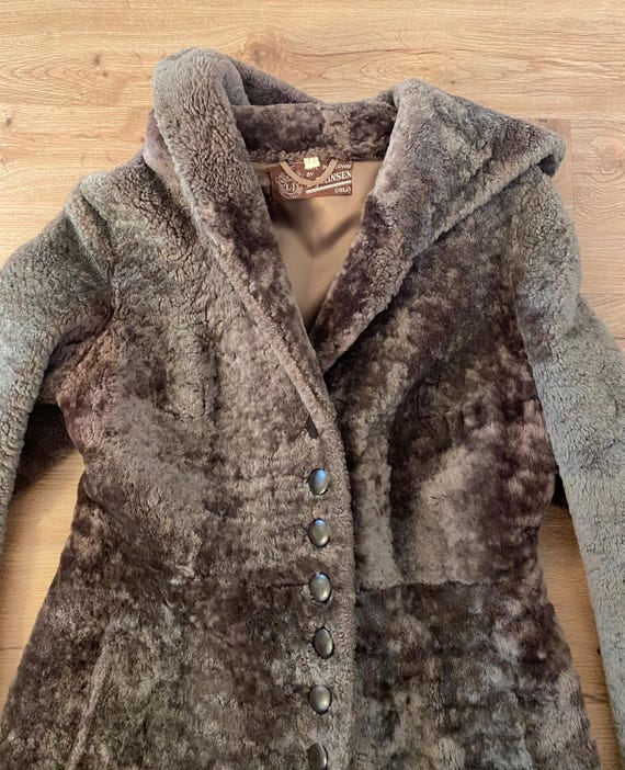 40s shearling coat - image 3