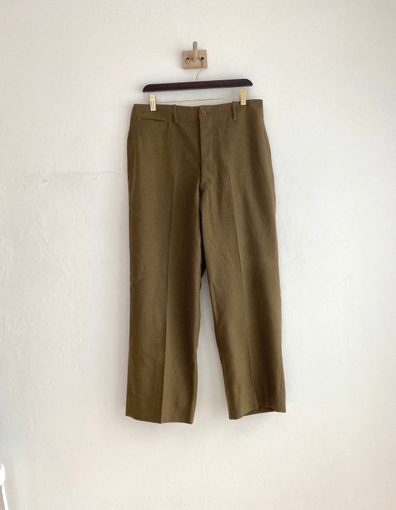 40s wool army trouser