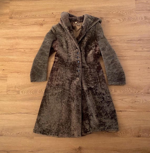 40s shearling coat - image 1