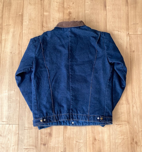 70s Key corduroy collar denim jacket - image 9