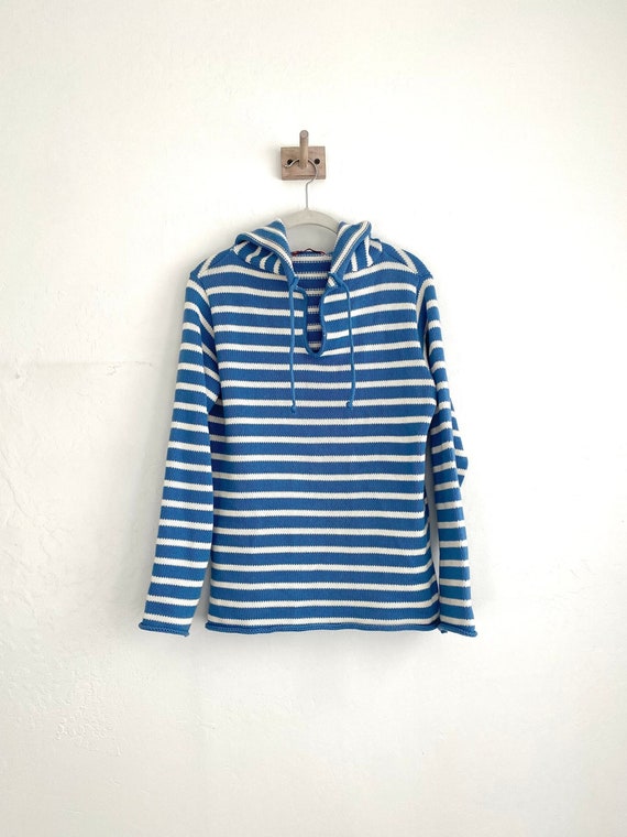 Y2K cotton stripe knit sweater