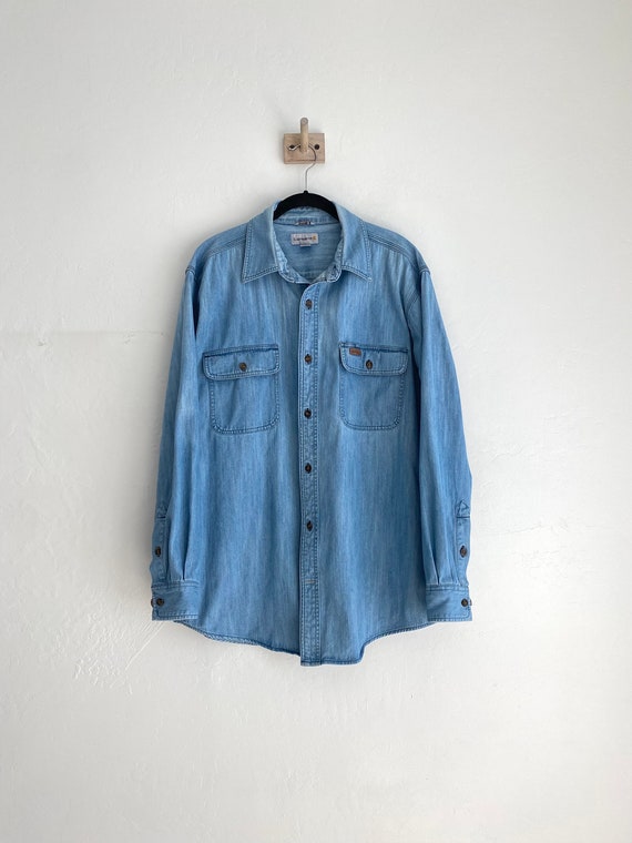 Vintage denim shirt jacket Carhartt