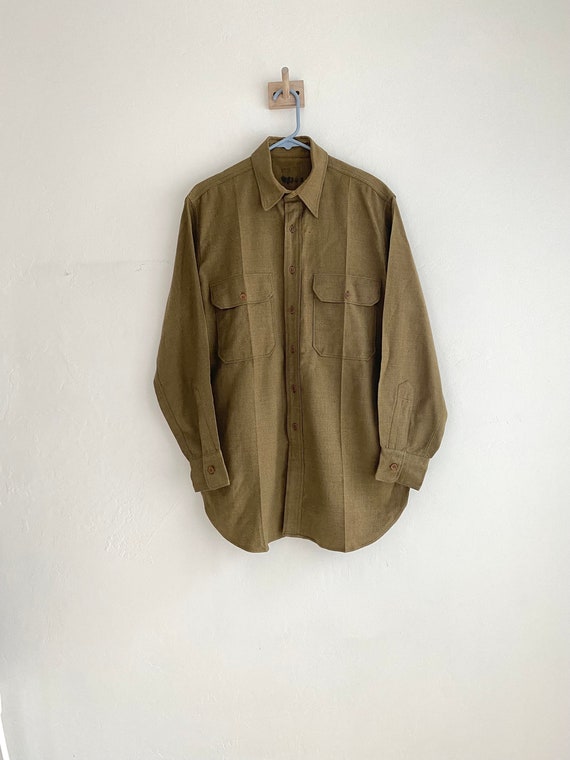 30s wool field shirt