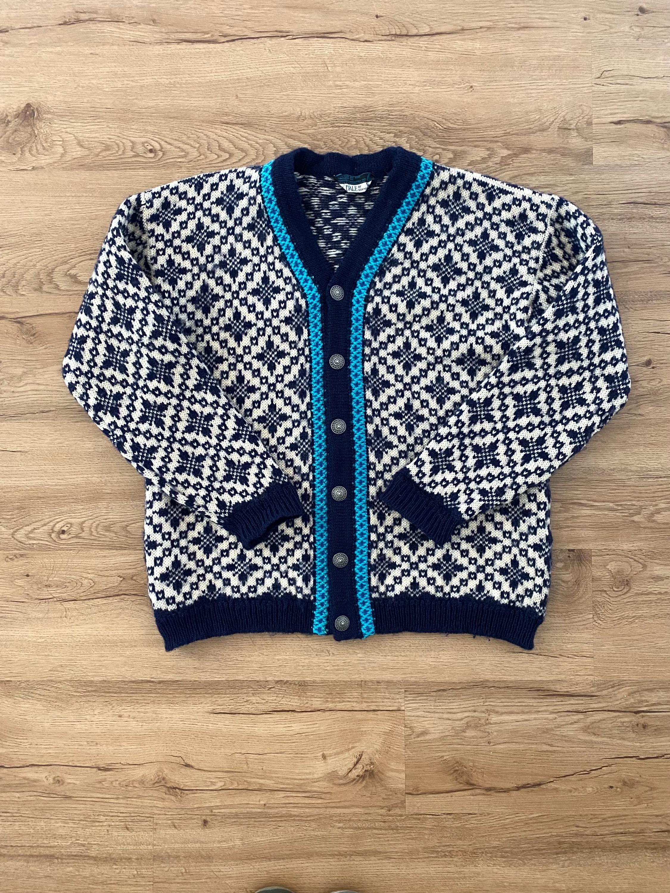 Vintage Dale Of Norway WoolカーディガンS レディース 古着 70s ノルウェー製 DALE of NORWAY ノルディック