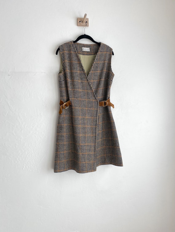 60s houndstooth dress - image 9