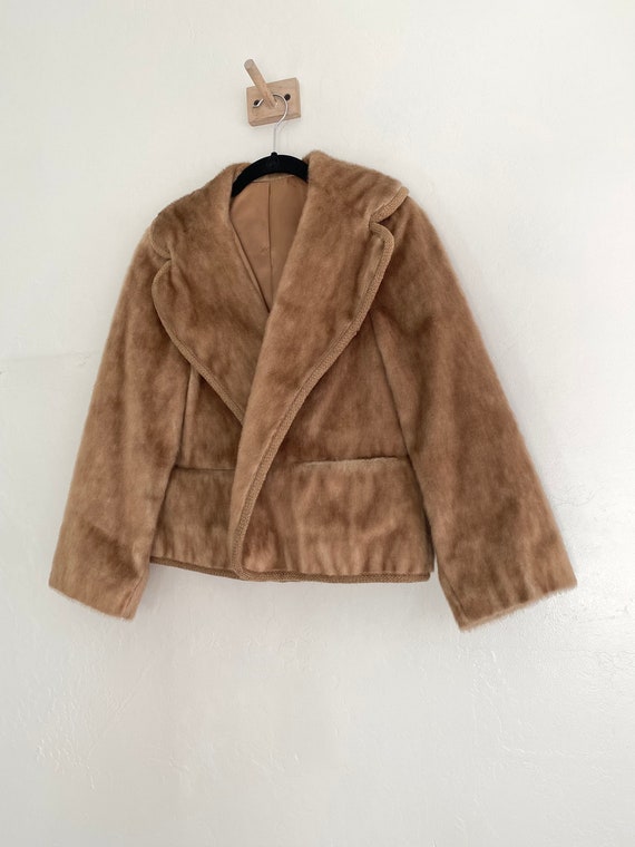 50s vintage fur jacket - image 1