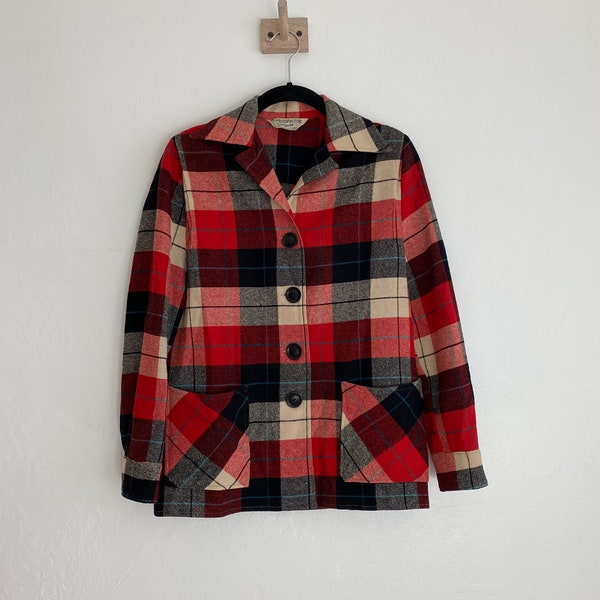 Plaid Jacket - Etsy