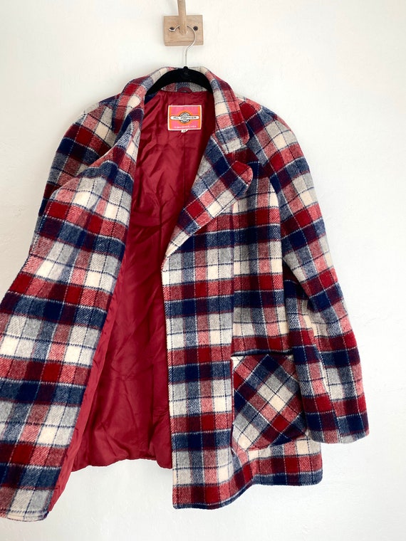 70s plaid western jacket - image 2