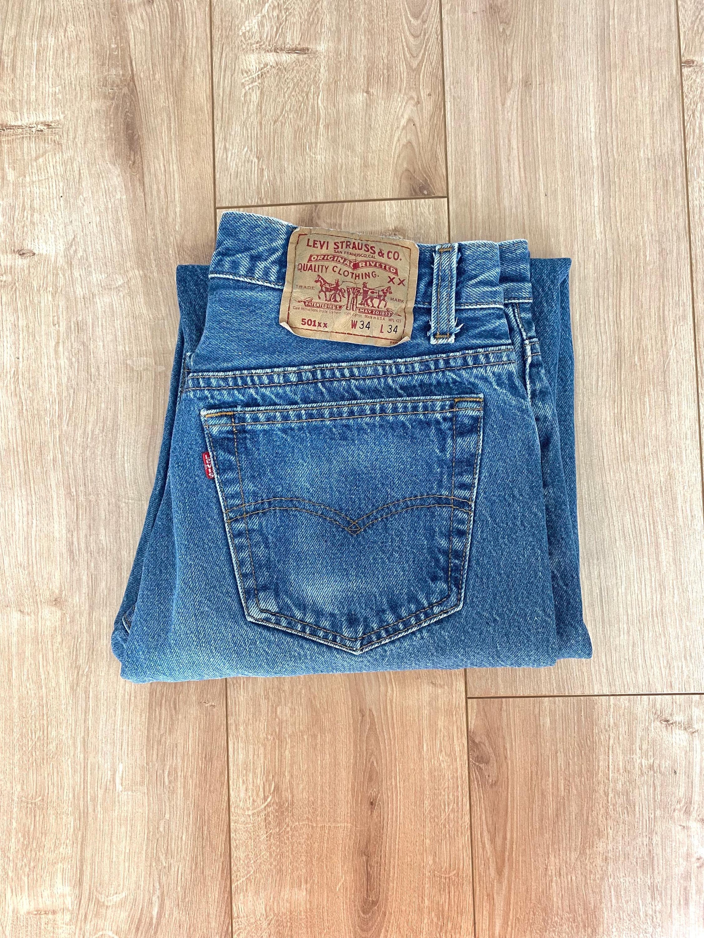Levis Jeans, 501xx Made Usa - Etsy Levis Jeans, 501xx Made Usa - Etsy