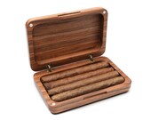 Wooden Cigars Box Gift for Father, Personalized Wood Cigars Box Gift for Boyfriend, Traveler Cigar Case Groomsman Gift,