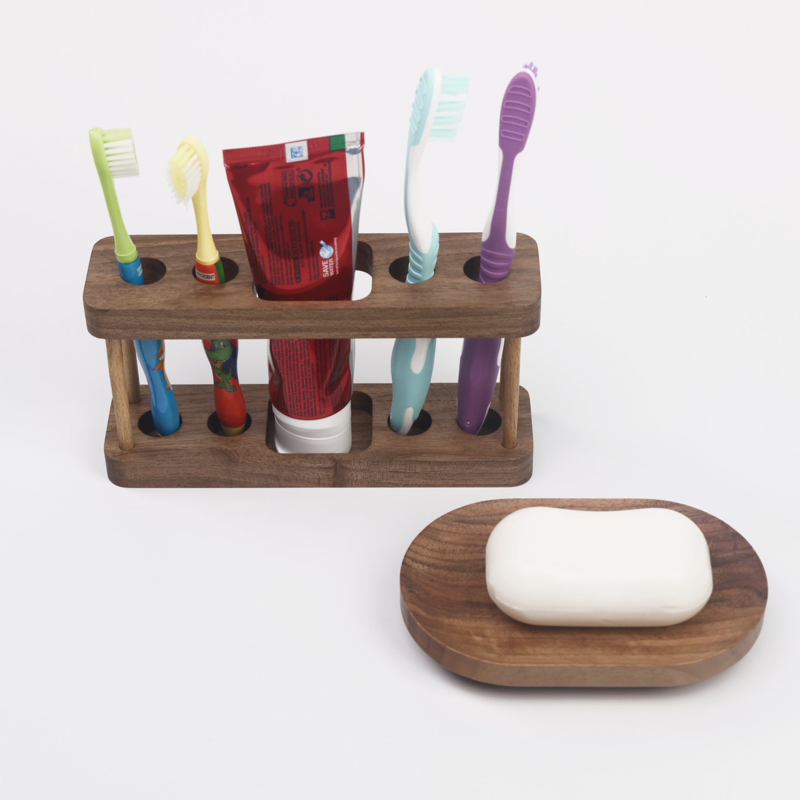 2 Pcs Set Toothbrush Holder and Soap Dish Holder Bathroom Etsy