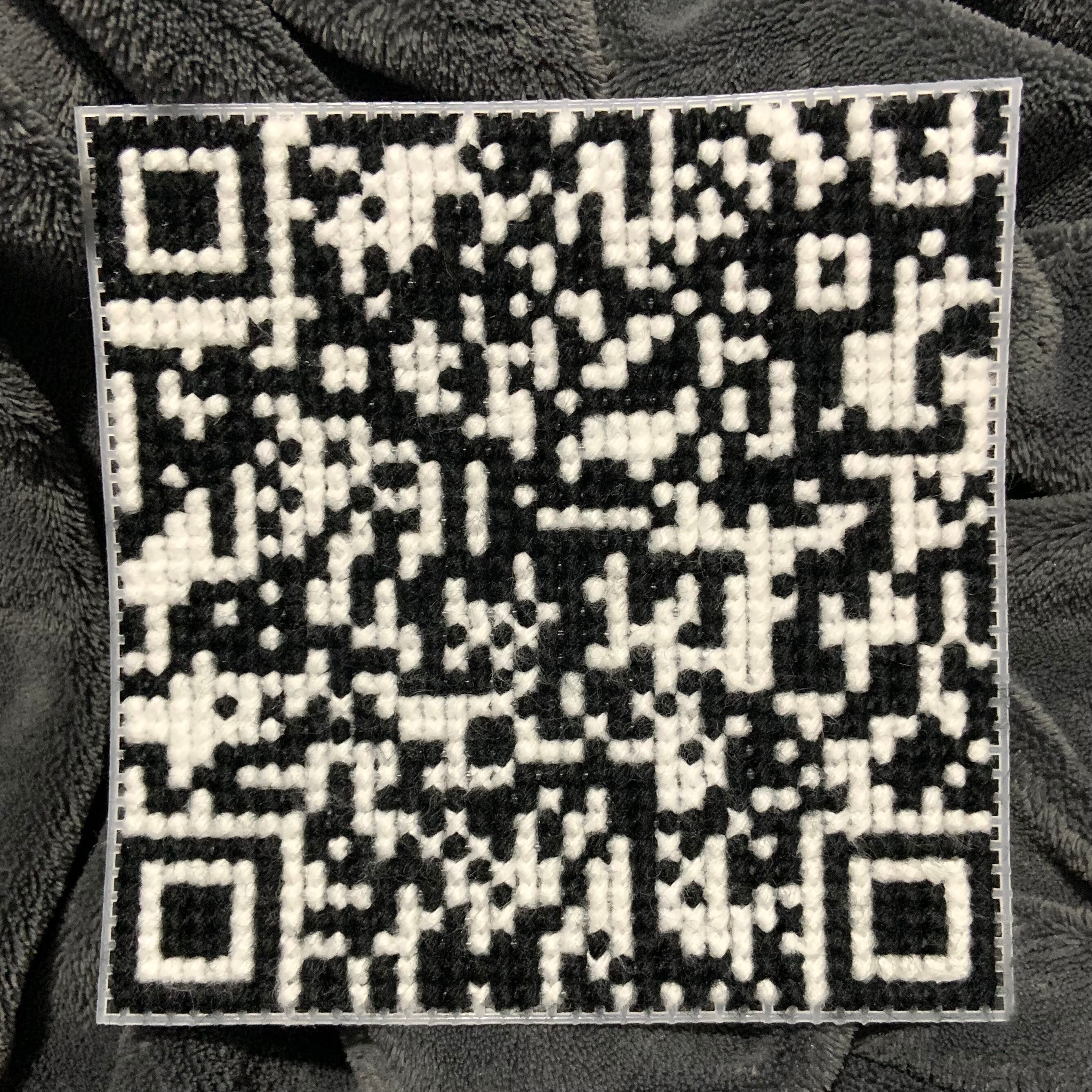 Cross Stitch QR Code Etsy