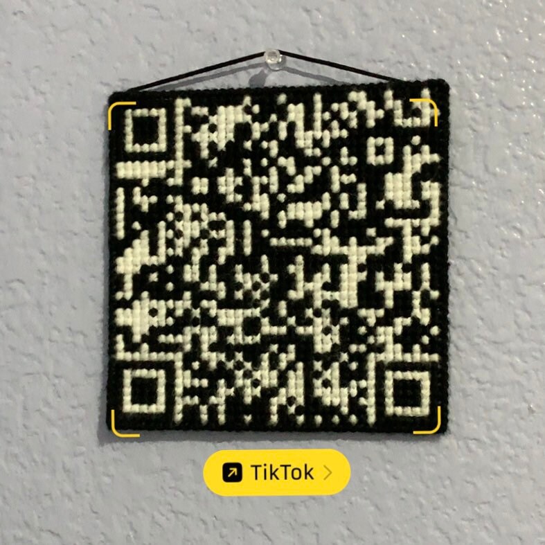 Cross Stitch QR Code Etsy