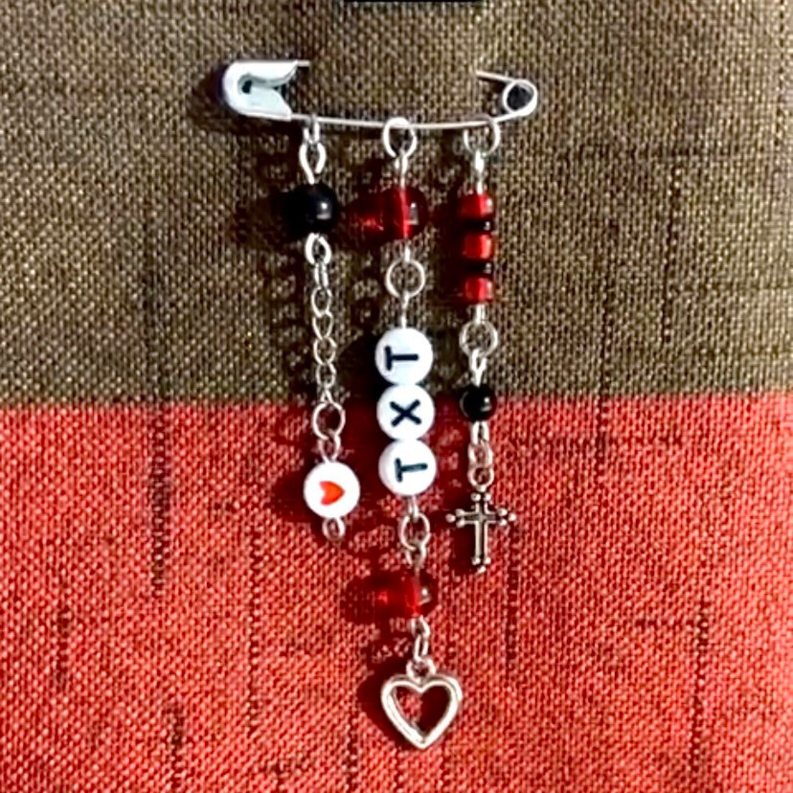 TXT Bag Charm - Key Chain - Safety Pin - Etsy