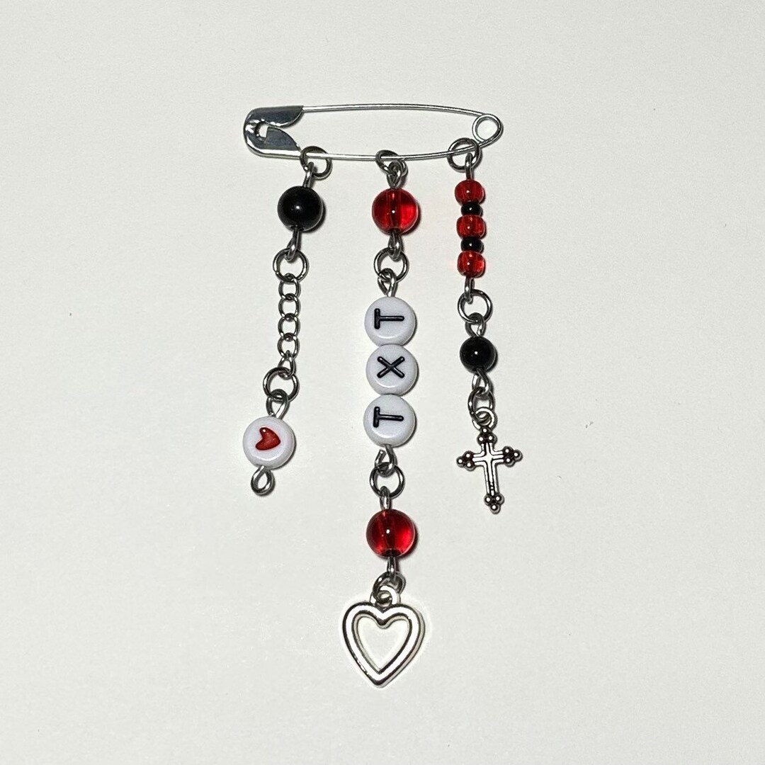 TXT Bag Charm - Key Chain - Safety Pin - Etsy