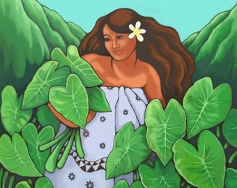 Taro Patch Fine Art Print by Shannon Weaver
