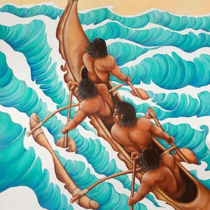 Hawaiian Outrigger Canoe fine art print by Shannon Weaver