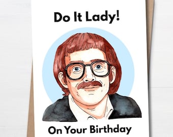 Chit Do It Lady Meme Viral Tiktok, Funny Birthday Card for