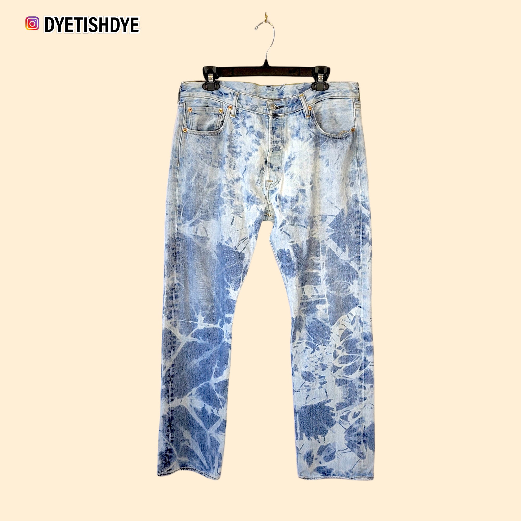 Tie Dye Levi's Jeans - Etsy