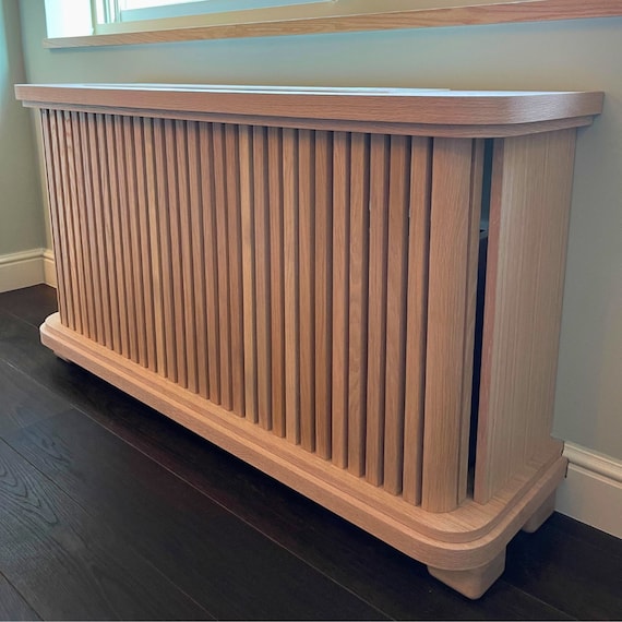 Oak Radiator Heat Cover Cabinet, Wooden Radiator Cover, Any Custom Sizes Available, High Quality Oak Radiator Cover, Made in NYC USA
