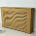 Wave MDF Radiator Cover Unfinished Radiator Cover Depth 7 - Etsy