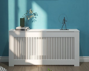 Decorative Radiator Cover, Any Custom Sizes Available, High Quality Medex Wood Radiator Cover Cabinet, Depth - 10 inches, Made in NYC USA