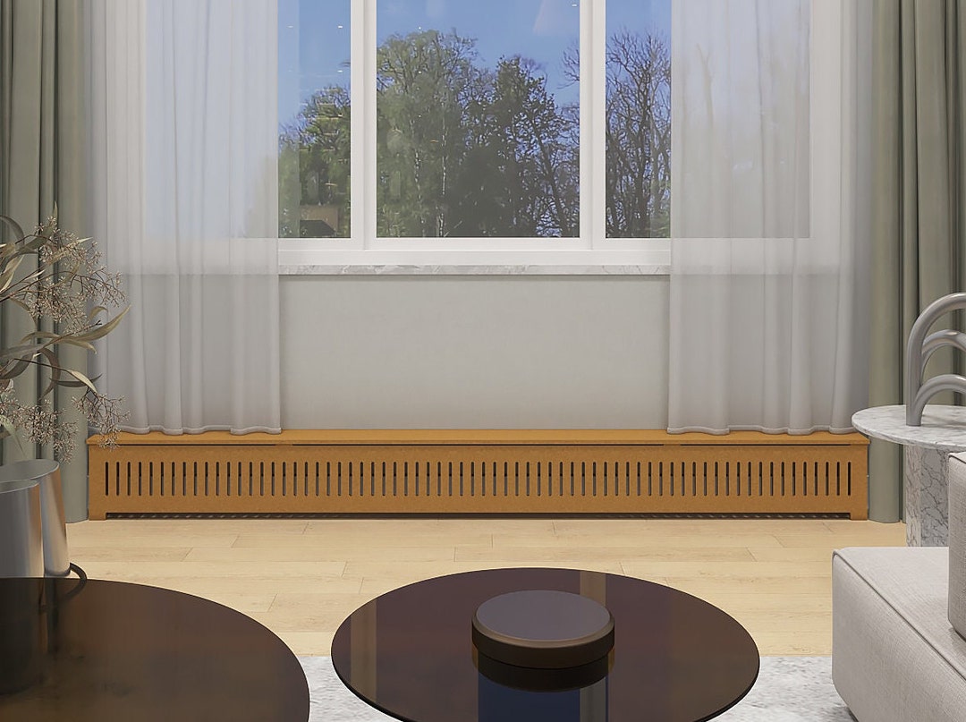 Baseboard Heater Cover Cabinet, Unfinished Baseboard Radiator Covers ...