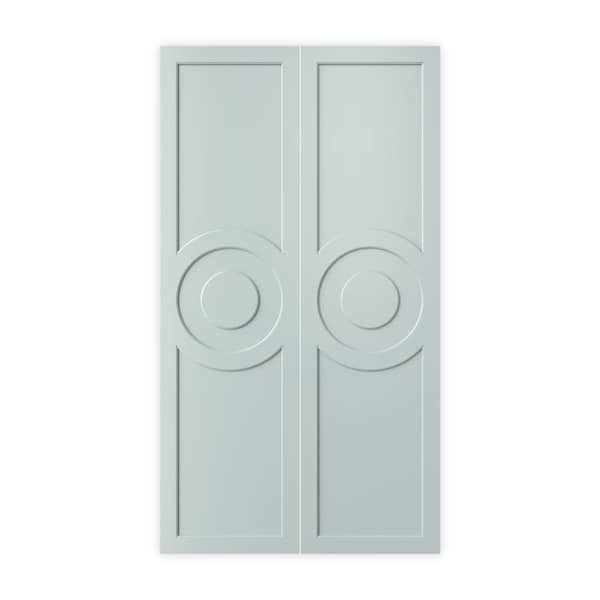 Elegant Wardrobe & Closet Doors - Modern Unfinished Design - Customizable Options Available - Paintable - Made in USA