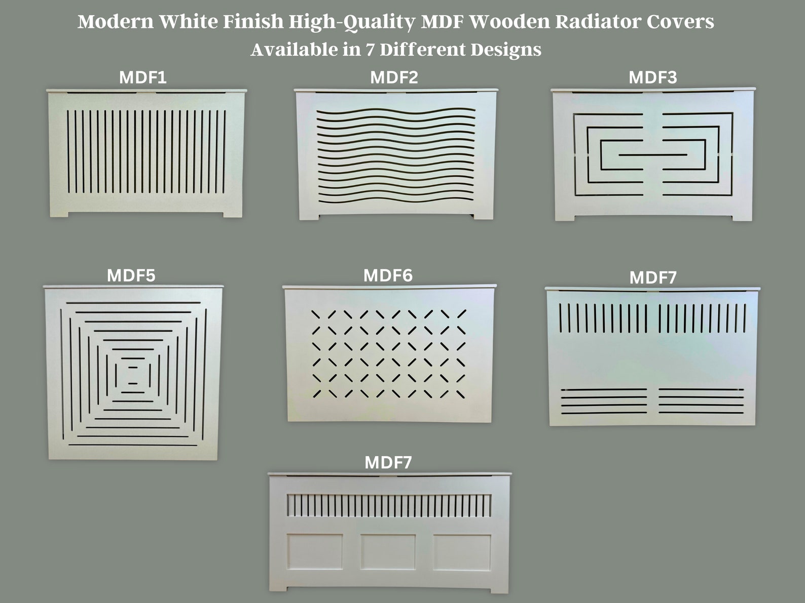Modern Cover Cabinet With Shelf Custom Any Size Radiator - Etsy