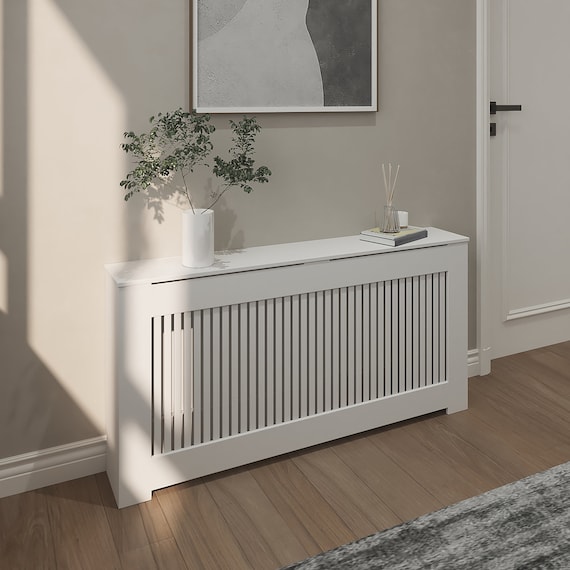 STELLA Decorative Radiator Cover, Any Custom Sizes Available, High Quality Medex Wood Radiator Cover Cabinet, Depth - 10 inches, Made in NYC