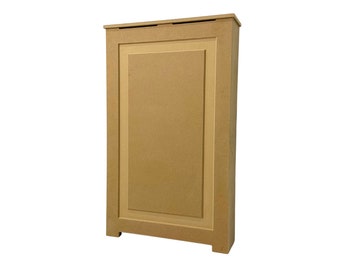 Eveline Unfinished Radiator Cover, Customizable Options Available, Heat Cover Cabinet, Depth - 10" inches, Ready for Paint, Made in NYC USA