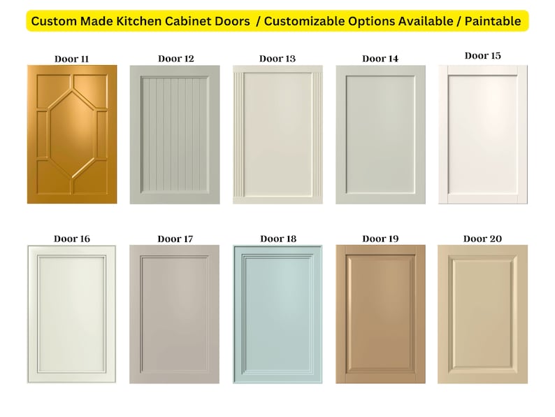 Replacement Doors & Drawers Customizable Options Etsy