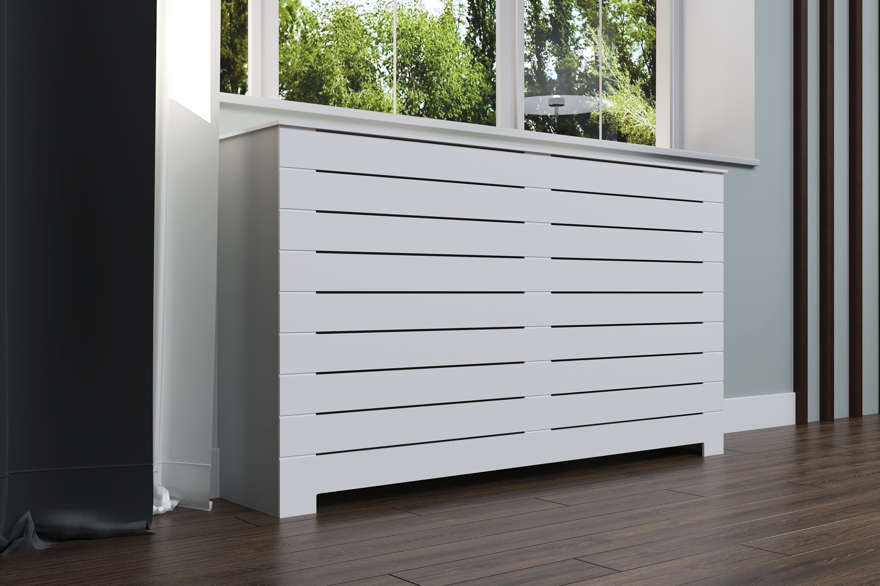 Custom Wooden Radiator Cover Heating Cabinet, Wood Radiator Cover, Modern  Baseboard Radiator Cover, Radiator Covers For Home Decorative -  España