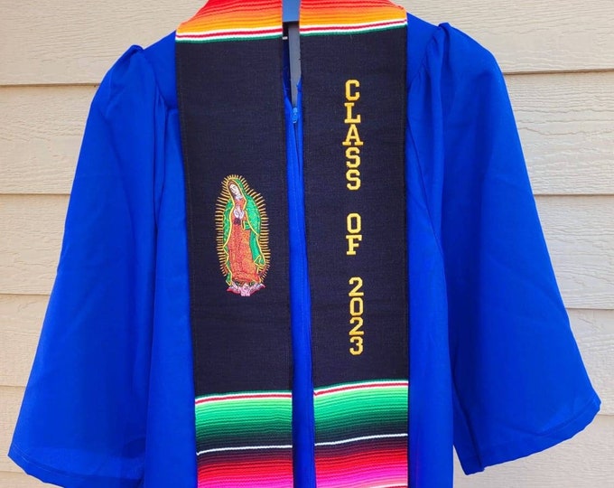 Mexican Graduation Stole, Sarape Graduation Stole, Class of 2023