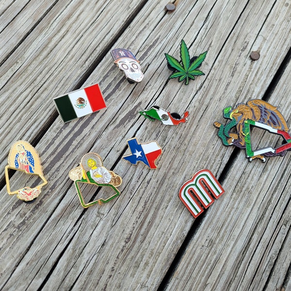 Pins for Hats, Mexican Hat Pins, Mexican Pins, Pin for hats, Hat Pins