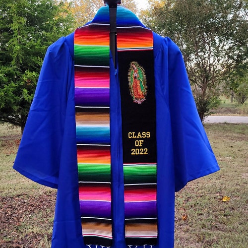 Mexican Graduation Stole Class of 2023 Hispanic Graduation Etsy