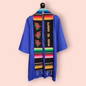 Sarape graduation stole, Class of 2025 Graduation Sash, Mexican Graduation stole,Mexican graduation sash, First Generation Sash