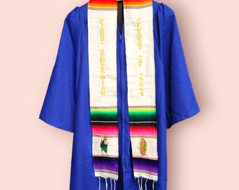 Mexican graduation stole, Sarape graduation stole ,Senior sash