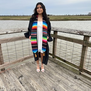 Mexican Graduation stole, Class of 2025 graduation stole, Sarape Stole, Serape Stole