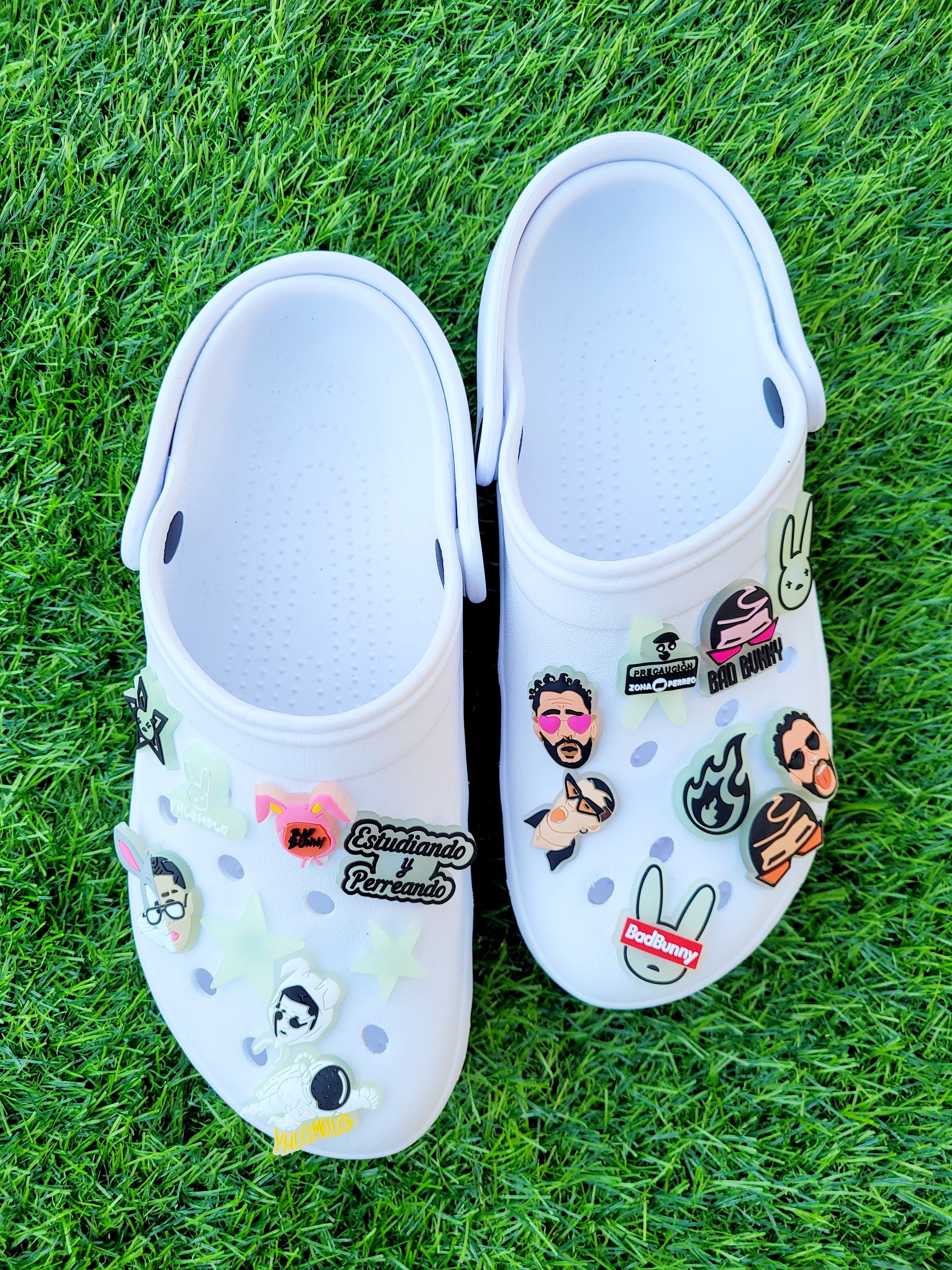 Bad Bunny Crocs - Etsy