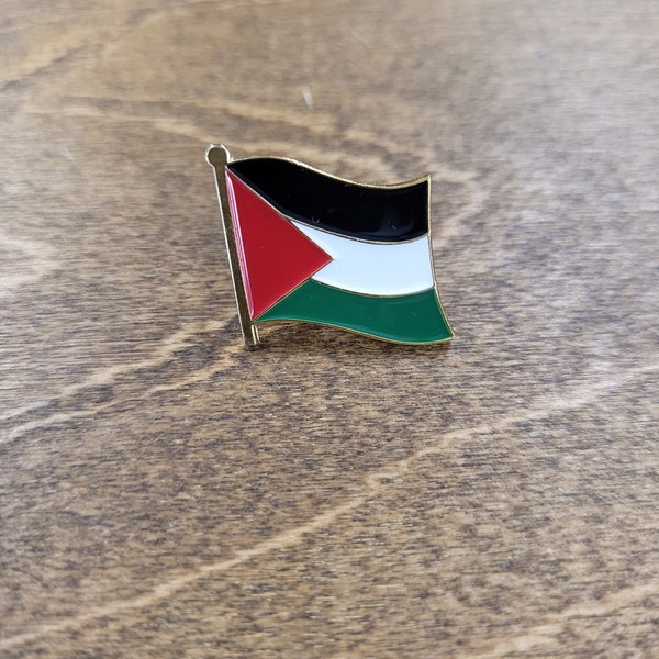 Palestine Flag Pin, Palestinian Pin, Free Palestine Pin, Hat Pin | National Liberation, Freedom Pin