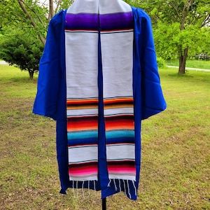 Mexican graduation stole,Class of 2023 sarape graduation stole, serape mexican stole, graduation sash