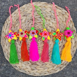 Mini Christmas Ornament, Mexican Christmas Ornament, Felt star Christmas Ornament,  Mexican Tree decor