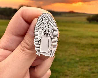 Virgen Hat Pin, Mexican Hat Pin, Mexican Pin, Pin for Hats, Virgen de Guadalupe Pin