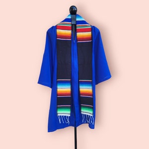 Mexican graduation stole, sarape stole, Estola de Graduacion, Class of 2025, Blank Grad Stole