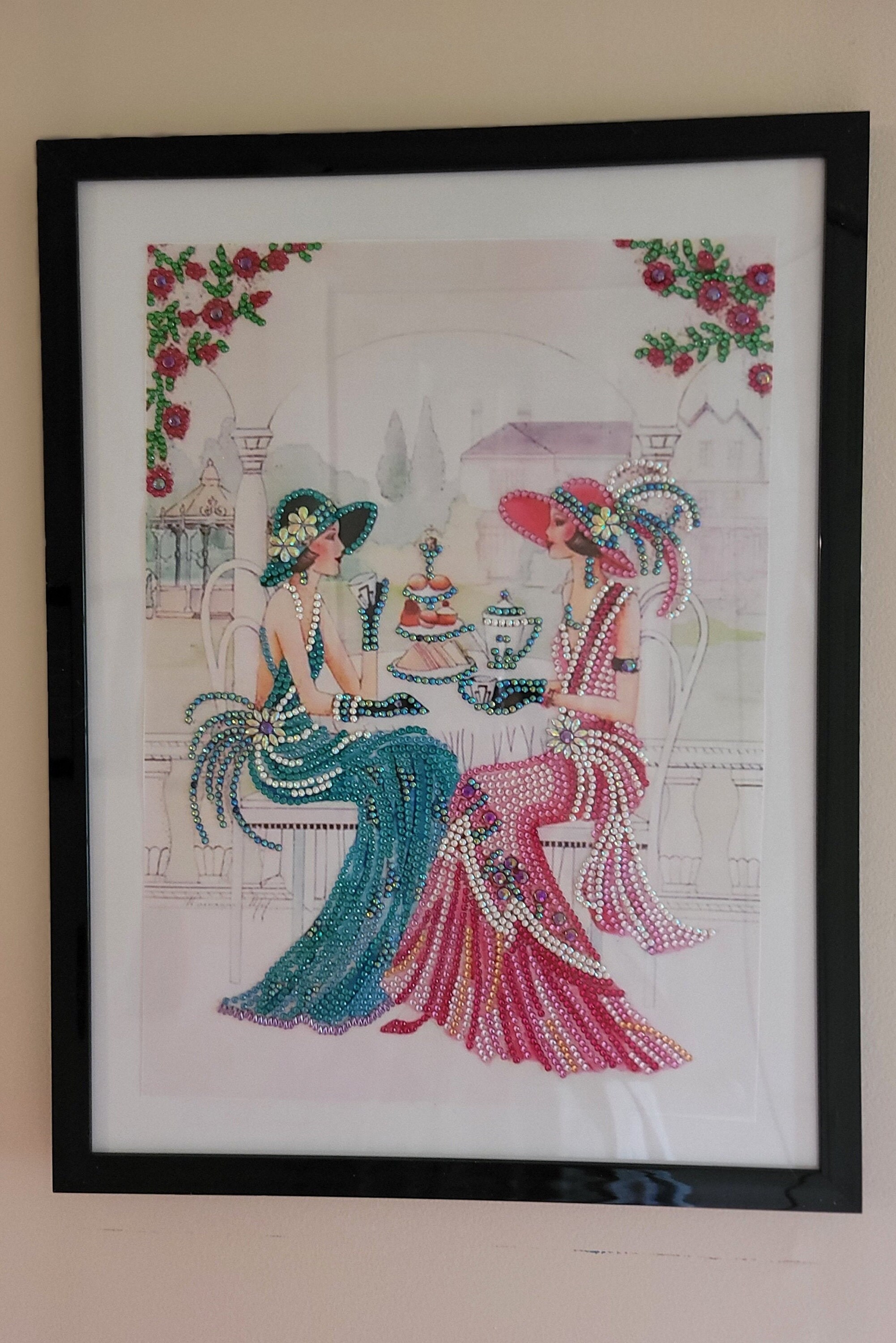 Handmade Partial Drill Diamond Art Painting Etsy