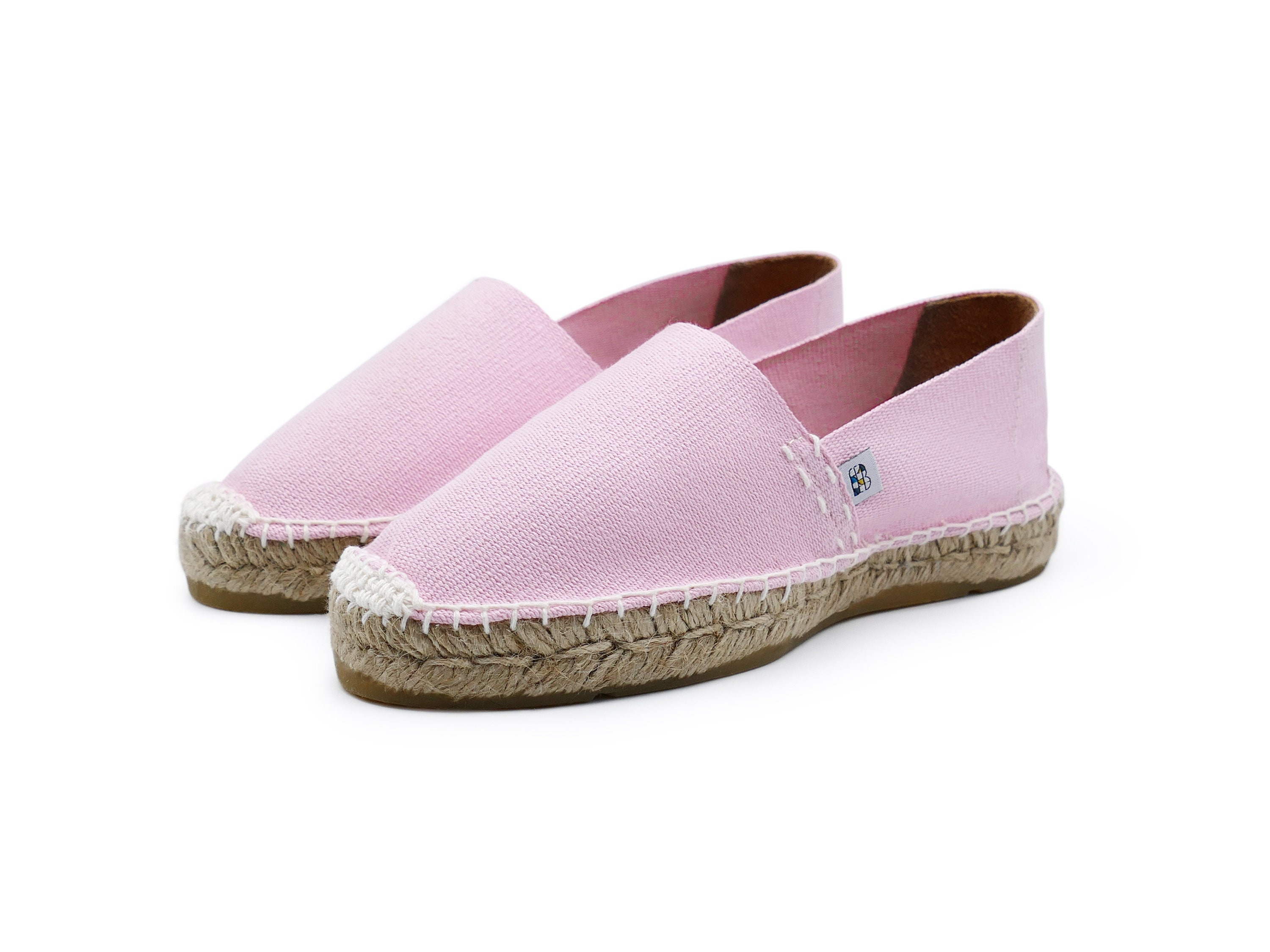 Men's Classic Pink Flat Espadrilles Made in France Mens - Etsy