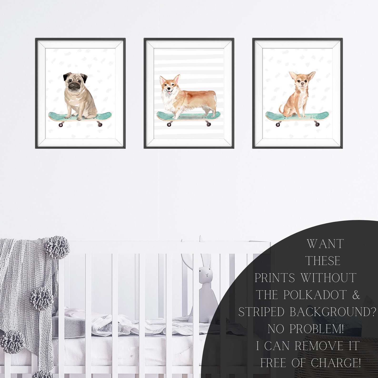 Dog Nursery Decor Dog Themed Wall Art Puppy Nursery Decor Etsy